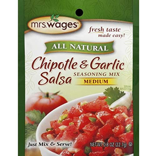 Mrs Wages Mix Instant Salsa Chipotle  and  Garlic 0.8 oz