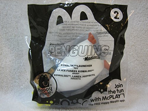 McDonald's 2014 Penguins of Madagascar Kowalski Launcher 2 Happy Meal Toy