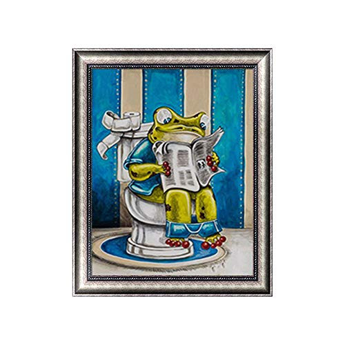 DIY 5D Diamond Painting Kit Diamond Art Full Diamond Embroidery Rhinestone Pictures Cross Stitch Arts Craft Supply for Home Wall Decor Gift Frog B 30x40cm