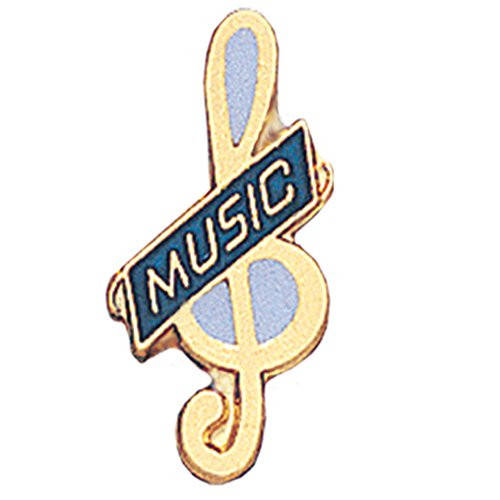G-Clef Music Pin