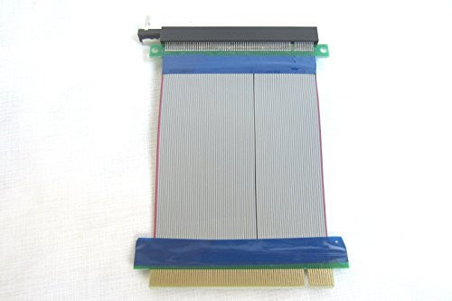 PCIe 16X Riser Cable with Latch - 4 Inch Crypto Mining Cable