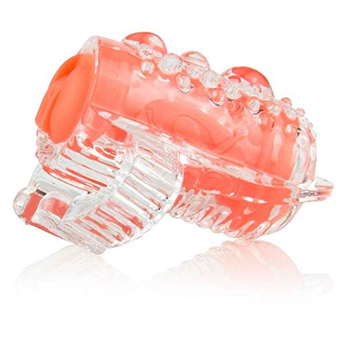Screaming O Lingo Color Pop Orange with Free Bottle of Adult Toy Cleaner