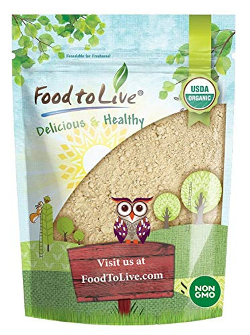 Organic Black Maca Powder by Food to Live -Raw Ground Maca Root Non-GMO Kosher Fine Flour Bulk- -2 Pounds-