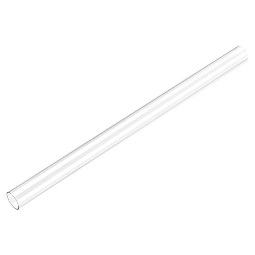 uxcell Clear Rigid Tubing 18mm-11-16''- ID x 20mm-3-4''- OD x 1Ft Length Round Plastic Polycarbonate Tube