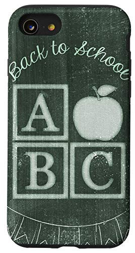iPhone SE -2020- - 7 - 8 Back to School Chalkboard Design with A-B-C Design Case