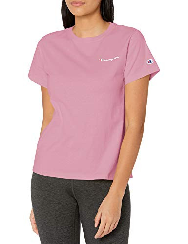 Champion Women's Classic Tee Left Chest Script Beloved Orchid XX-Large