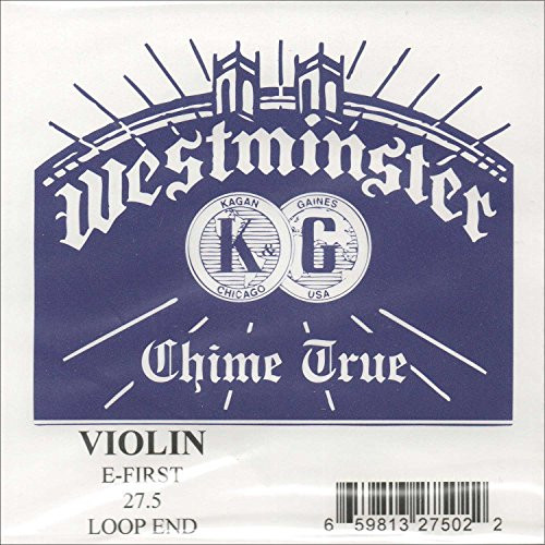 Westminster 4-4 Violin E String - Thick Gauge 27.5 - Plain Steel - Loop End