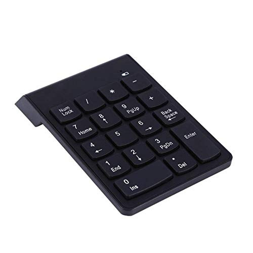 Bluetooth Keyboard - Wireless Bluetooth Number Pad Numeric Keypad 18 Keys Digital Keyboard for Laptop Auto Sleep