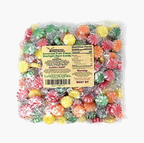 Yankee Traders Assorted Fruit Flavors Starlight Hard Candy - 2 Pounds