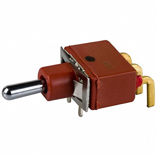 C  and  K Components Toggle Switch E Series Spdt On-On Through Hole 20 V Rohs Compliant- Yes - E101MD1ABE