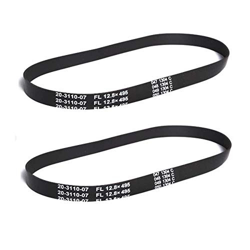 Replacement for Eureka Type R Ultra Smart Vacuum Cleaner Non Stretch Flat 2 Belts  20-3110-07