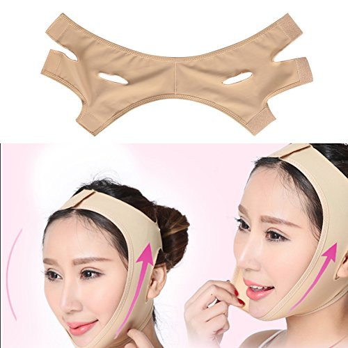 Face Lift MaskFacial Slimming Belt Face Lift Up Thin Neck Mask Sleeping Anti Wrinkle Beauty Tool Reduce Double Chin Bandage Breathable Lifting Face Belt -L-