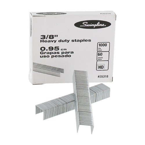 Swingline Products - Staples For Heavy-Duty Staplers Chisel 3-8"L 1000-BX - Sold as 1 BX staples fit an assortment of staplers.