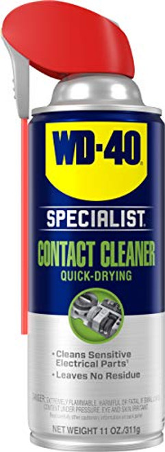 WD-40 Specialist Electrical Contact Cleaner Spray - Electronic and Electrical Equipment Cleaner. 11 oz. -Pack of 1- - 300554-E WD-40 Specialist Electrical Contact Cleaner Spray - Electronic and Electrical Equipment Cleaner. 11 oz. -Pack of 1- - 300554-E