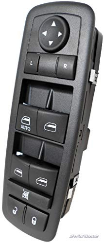 Fits 2008-2012 Jeep Liberty Window Master Control Switch (1 Touch Down)