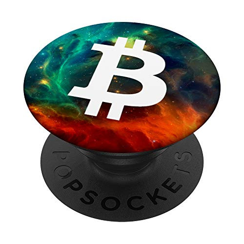 Bitcoin maximalist Plan B Logo Crypto Symbol Freedom PopSockets PopGrip- Swappable Grip for Phones  and  Tablets