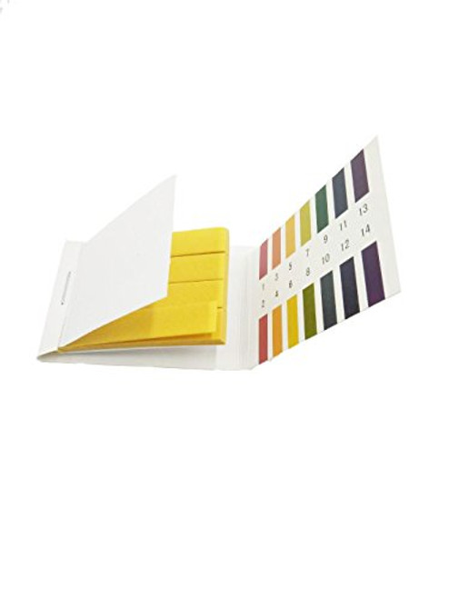 pH Test Strips-pH 1-14- 4 packs 320PCS Test Paper Litmus Strips Tester for Saliva Urine Water Soil Testing Universal Application