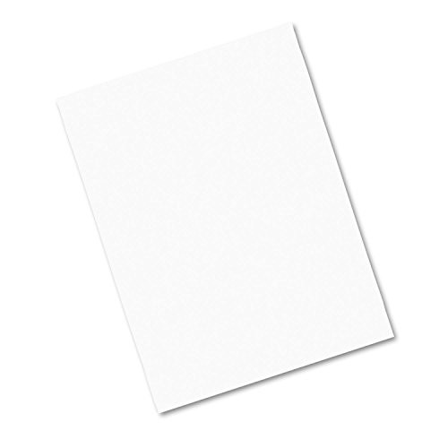 Pacon 103454 Riverside Construction Paper 76 lbs 18 x 24 Bright White 50 Sheets-Pack