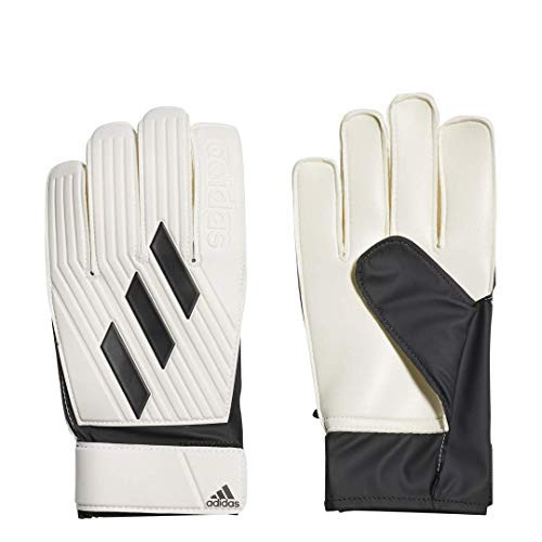 adidas unisex-adult Tiro Club Goalie Gloves White-Black 12