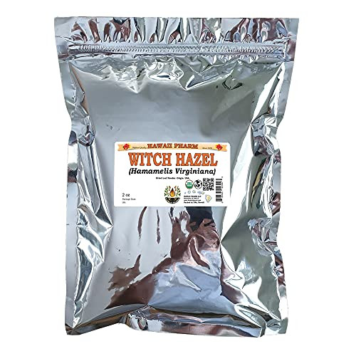Certified Organic Witch Hazel -Hamamelis Virginiana- Dried Leaf Powder 2 oz
