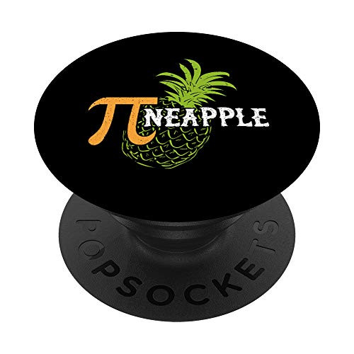 Funny Cute Pi Symbol Pineapple Tropical Math Nerd Love PopSockets PopGrip- Swappable Grip for Phones  and  Tablets