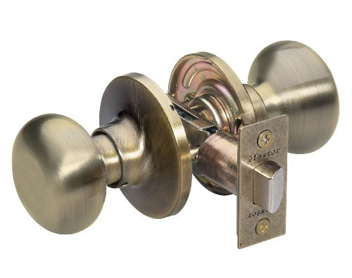 Master Lock BCO0405 Passage Knob, Antique Brass