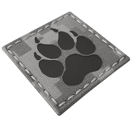 IR ACU K9 Dog Handler Paw K-9 Infared 2x2 Tactical Morale Hook-and-Loop Patch