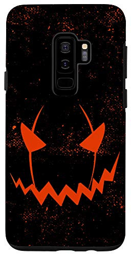Galaxy S9 plus Scary Pumpkin-Headed Halloween Costume Orange Jack O Lantern Case