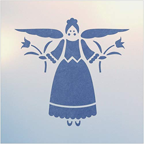 Folk Art Angel 2 Stencil - The Artful Stencil