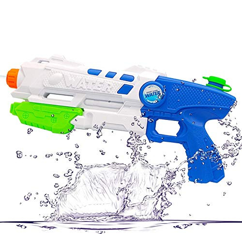Big 14" Water Blasters Gun  Pump Action Water Blaster Soakers with 32oz Water Capacity - Easy Fill Spout with 24ft Distance  Ultimate Water Fight for Boys Girls Kids of All Ages