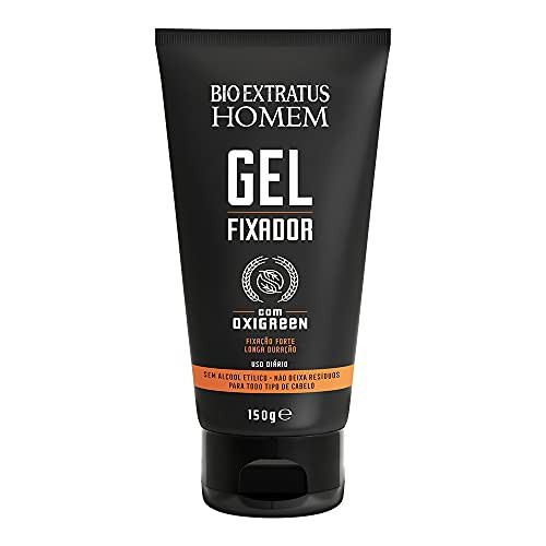 Linha Homem Bio Extratus - Gel Fixador Cabelo e Barba 150 Gr - -Bio Extratus Men Collection - Styling Gel Hair  and  Beard Net 5.29 Oz-