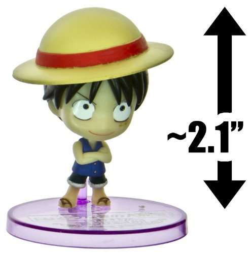 One Piece Monkey D Luffy ~2.1" Mini-Figure w/ Stand Deformeister Petit DMP Series #2 (Japanese Import) [01]