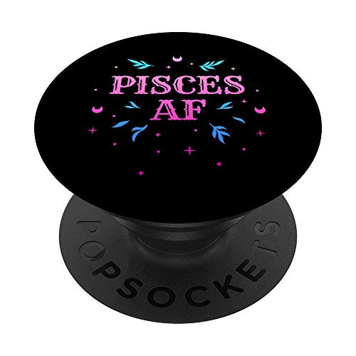 Pisces AF - Pink Pisces Zodiac Sign - Cool Retro Horoscope PopSockets PopGrip- Swappable Grip for Phones and Tablets Pisces AF - Pink Pisces Zodiac Sign - Cool Retro Horoscope PopSockets PopGrip- Swappable Grip for Phones and Tablets