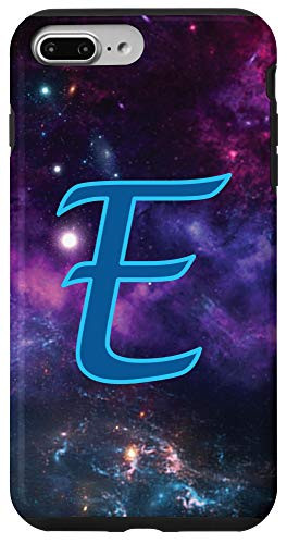 iPhone 7 Plus-8 Plus Letter E - galaxy nebula space universe cosmos stars sphere Case