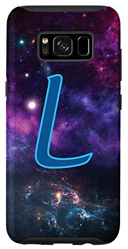 Galaxy S8 Letter L - galaxy nebula space universe cosmos stars sphere Case