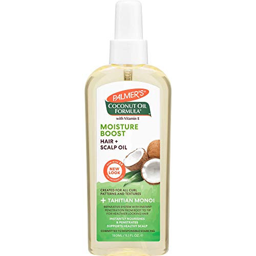 Palmer's Coconut Oil Formula Moisture Boost Hair and Scalp Oil Spray 5.1 Ounce Palmer's Coconut Oil Formula Moisture Boost Hair and Scalp Oil Spray 5.1 Ounce