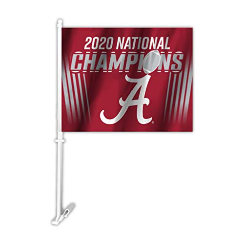 Fremont Die NCAA 2020 College Football National Champions Car Flag Team Colors 11.5"" x 14.5""" Fremont Die NCAA 2020 College Football National Champions Car Flag Team Colors 11.5"" x 14.5"""