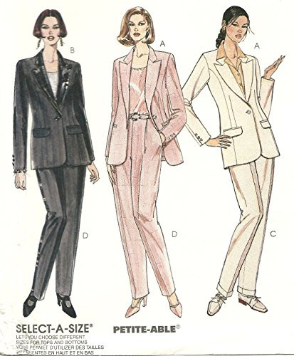 McCall's Sewing Pattern 8560 Misses' Lined Jacket Top  and  Pants Size B -8 10 12-