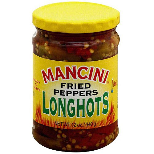 Mancini - Fried HOT Peppers -LongHots- -2-- 12 oz. Jars