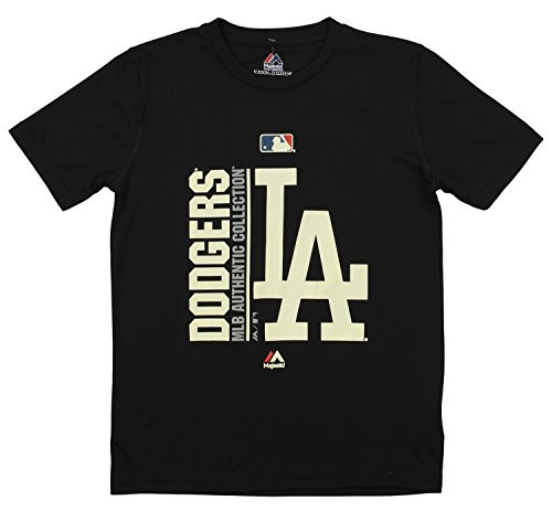 Outerstuff MLB Youth's Short Sleeve AC Team Icon Tee Los Angeles Dodgers Large -14-16-