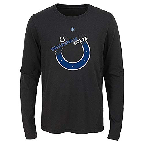 Outerstuff NFL Youth Boys -8-20- Flux Long Sleeve Ultra Tee Indianapolis Colts Youth Large -14-16-