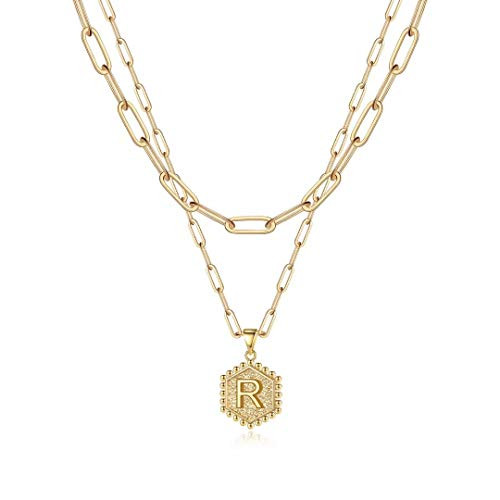 Gold Layered Initial Necklaces for 