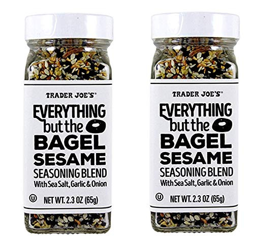 Trader Joe's Everything but The Bagel Sesame Seasoning Blend 2.3 oz -65 g- -Two Pack-