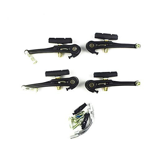 Wake Mountain Bike V Brake Bike Set 1 Pair Aluminum Alloy V Brake Handle Fit for Most Bicycle, Road Bike, MTB, BMX