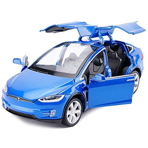Toy Car Model x Pull Back Car Toys Alloy Vehicles with Lights and Sound 1-32 Scale Model Car -Blue- Toy Car Model x Pull Back Car Toys Alloy Vehicles with Lights and Sound 1-32 Scale Model Car -Blue-