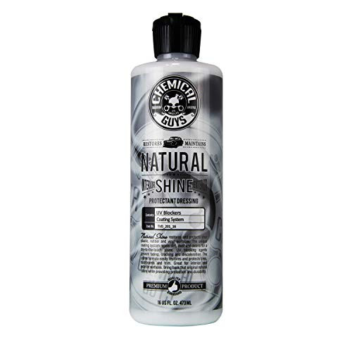 Chemical Guys TVD_201_16 - Natural Shine, Satin Shine Dressing for Plastic, Rubber and Vinyl (16 oz)