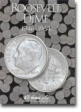 Harris Coin Folder - Roosevelt Dimes 1 Folder 1946-1964 - 8HRS2684 by H.E. Harris