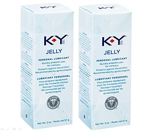 K-y Ky Jelly Personal Lubricant Quickly Prepares You for Intimacy Protects Against Discomfort - Net Wt 2 Oz -Pack of 2-