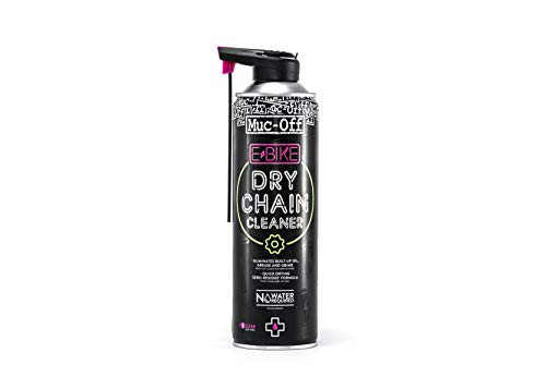 Muc Off E-Bike Dry Chain Cleaner 500 Milliliters - Zero-Residue Electric Bike Chain Cleaning Spray - Safe On Rubber Belt Drives and All Chain Types One Color