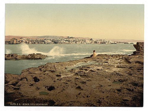 INFINITE PHOTOGRAPHS Photo- General ViewSidonHoly Land-i.e. Lebanon- INFINITE PHOTOGRAPHS Photo- General ViewSidonHoly Land-i.e. Lebanon-